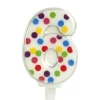 Vela Confeti Nº 6 - 6 cm