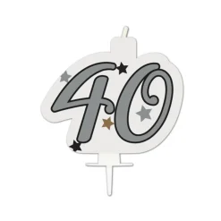 Vela de cumpleaños 40 años