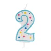 Vela de Cumpleaños 2 Azul