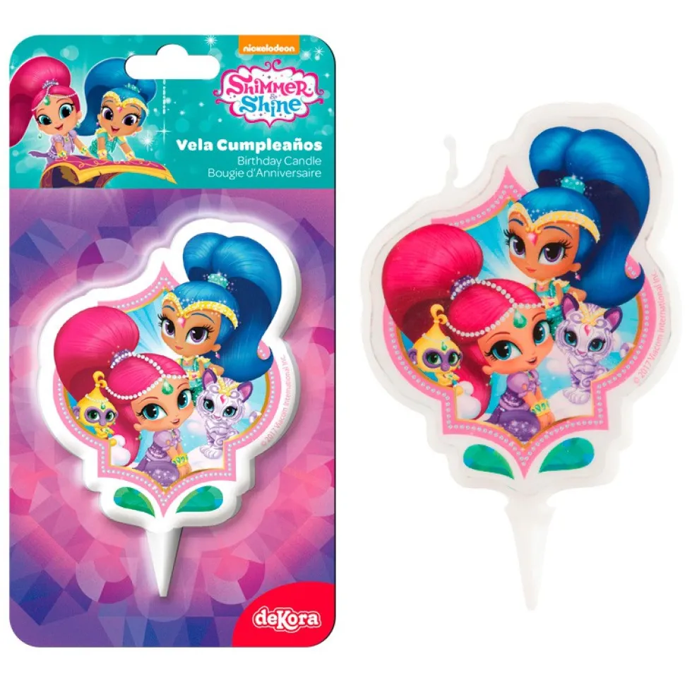 Vela de Cumpleaños Shimmer & Shine