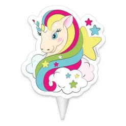 Vela de Cumpleaños Unicornio 7 cm