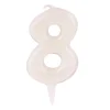 Vela Fluorescente Nº 8 - 6 cm - Dekora
