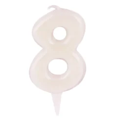 Vela Fluorescente Nº 8 - 6 cm - Dekora