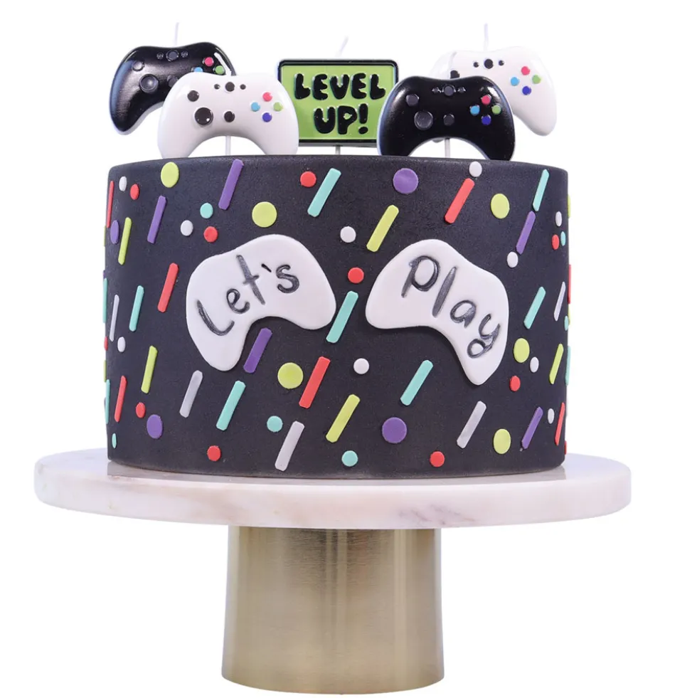 Velas de Cumpleaños Gamer 3D 5 ud