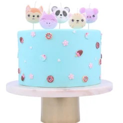 Velas de Cumpleaños Kawaii 3D 5 ud