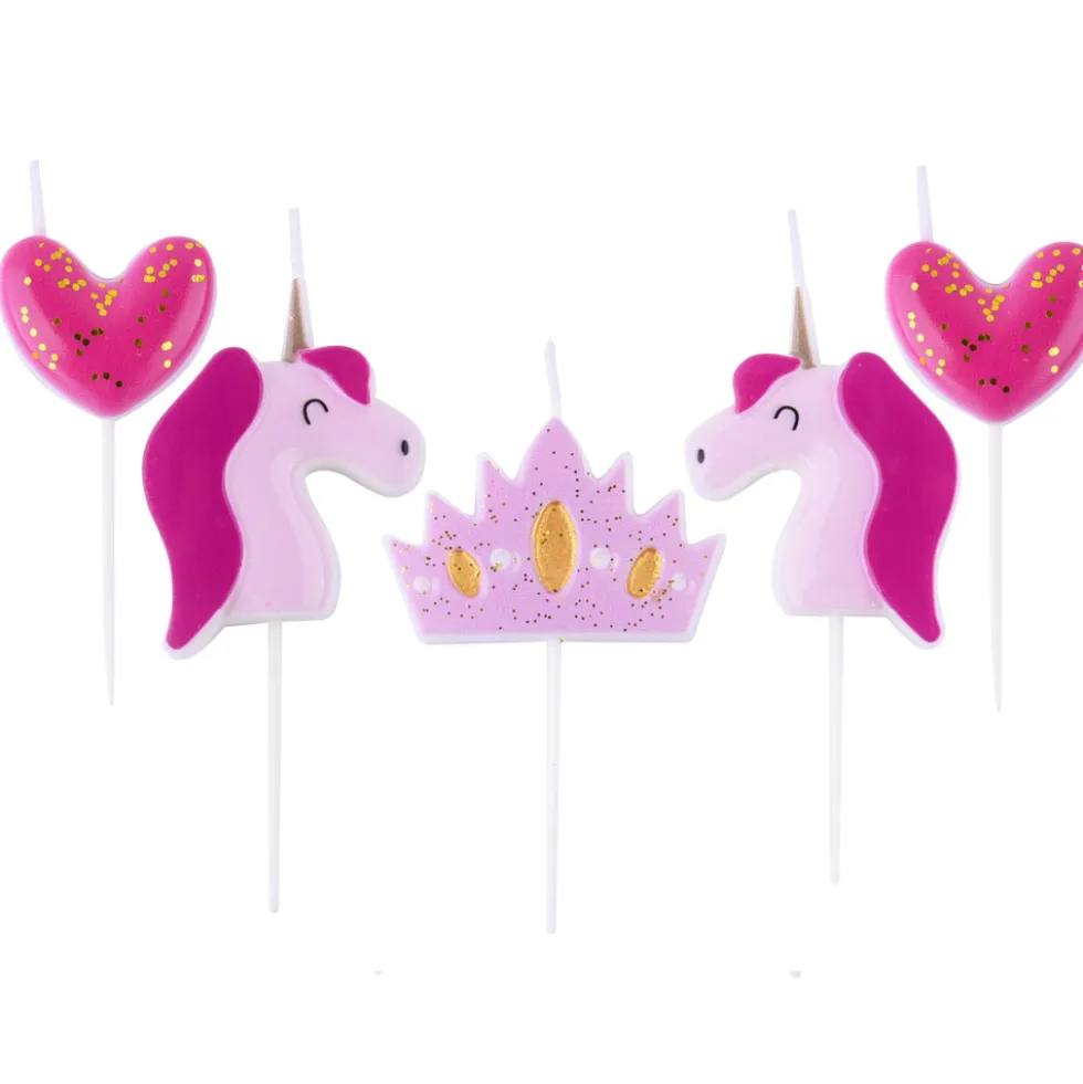 Velas de Cumpleaños Princess 5 ud