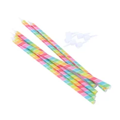 Velas de Cumpleaños Rainbow 18 cm 6 ud
