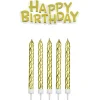 Velas Doradas Happy Birthday