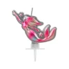 Vela Sirena Plata 6 cm