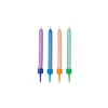 Velas multicolores perladas