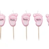 Velas Pies Rosas 5 ud